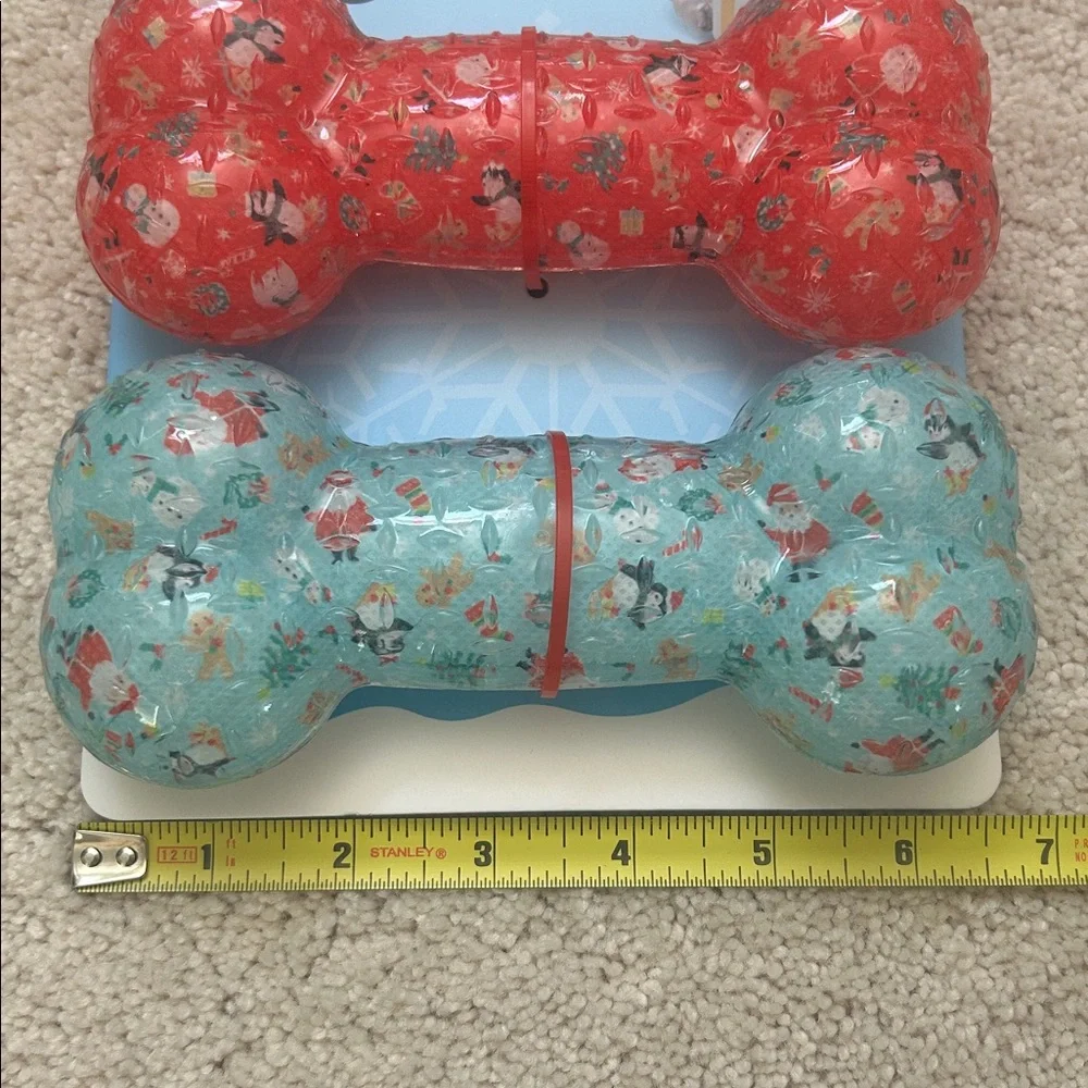 Fofos | 2 Pack Dog Toys | Blue Red